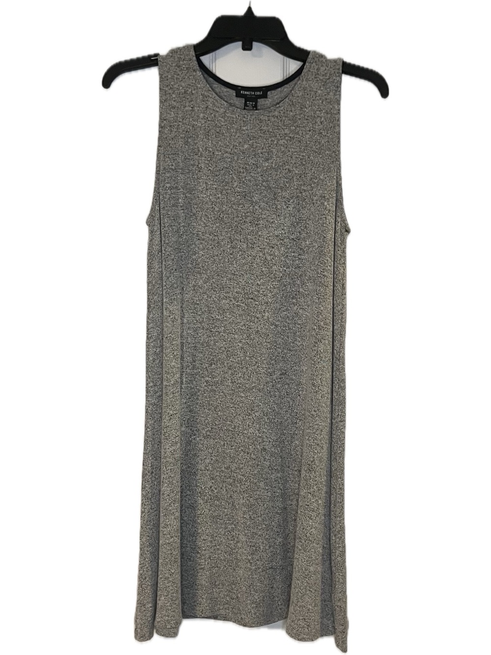 Kenneth Cole Heather Gray Sleeveless Knit Midi Dress